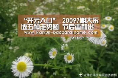 “开云入口”
20097期大乐透五种走势图 节后重新出发 期待好运(图2) 开云平台